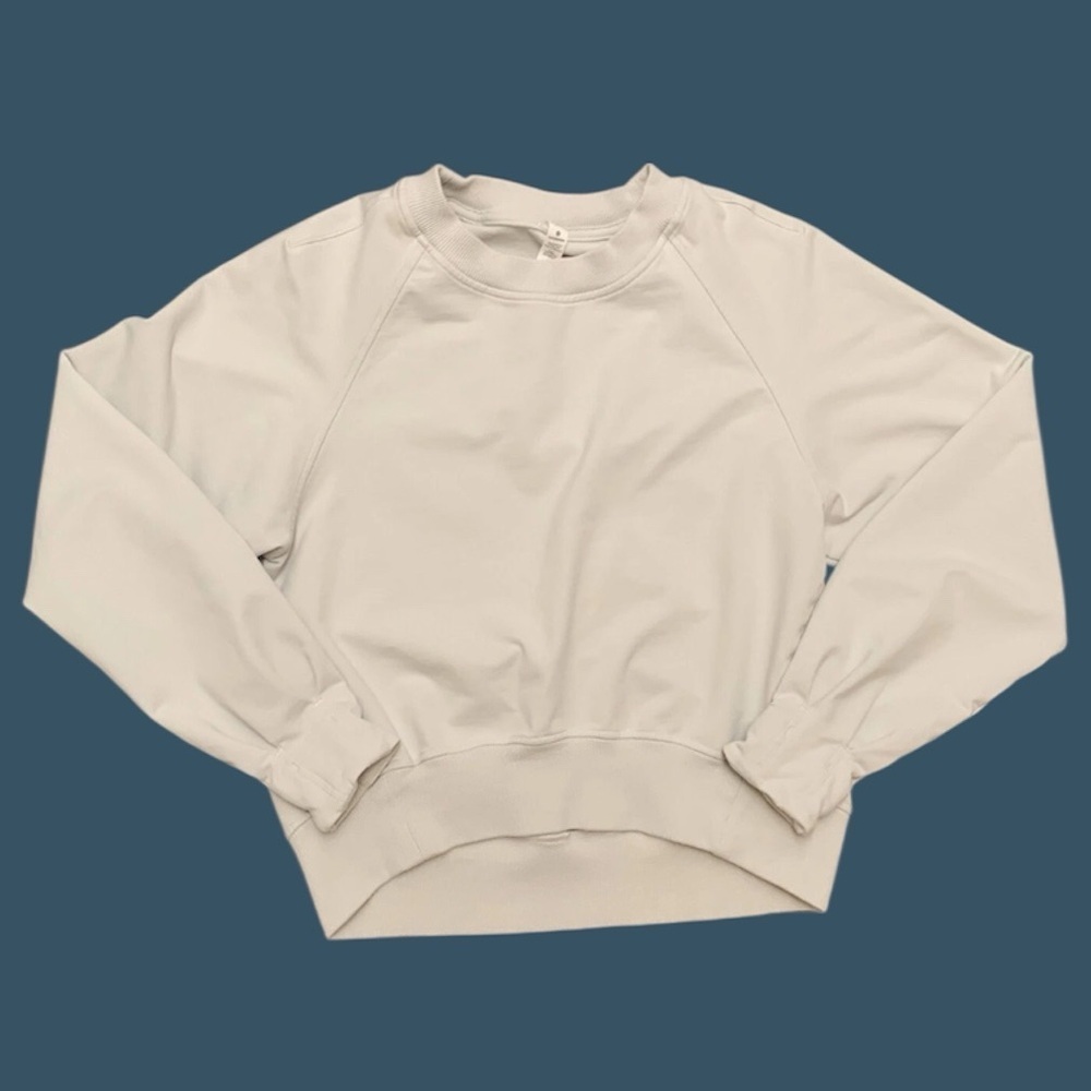 Lululemon It’s A Wash Long Sleeve Sweatshirt Women's Size (4) Vapor